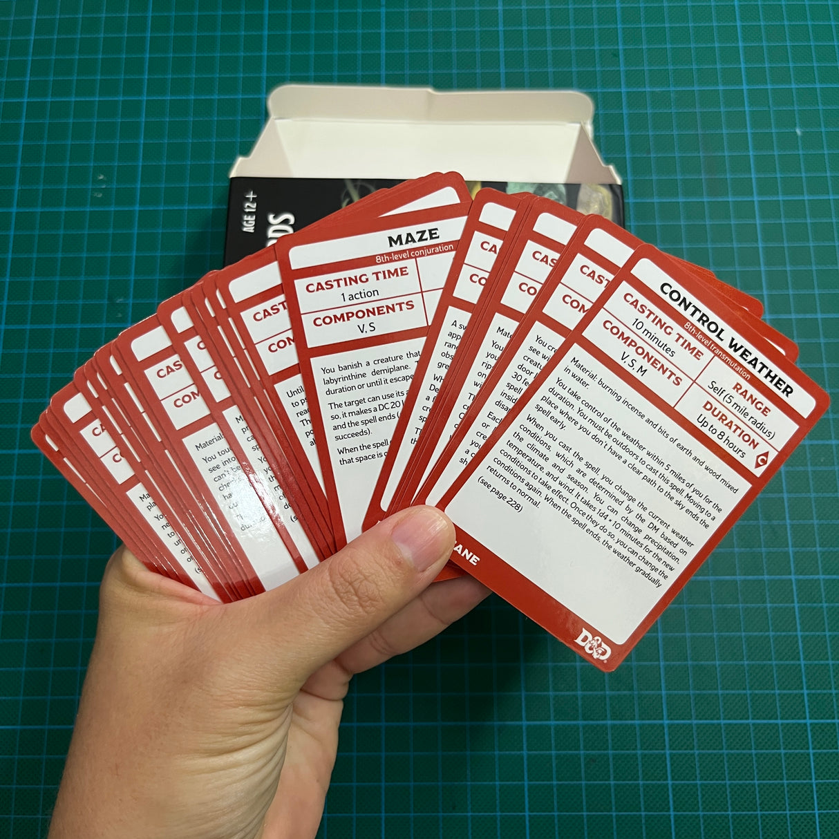 D&D Spellbook Cards Arcane | Cartas