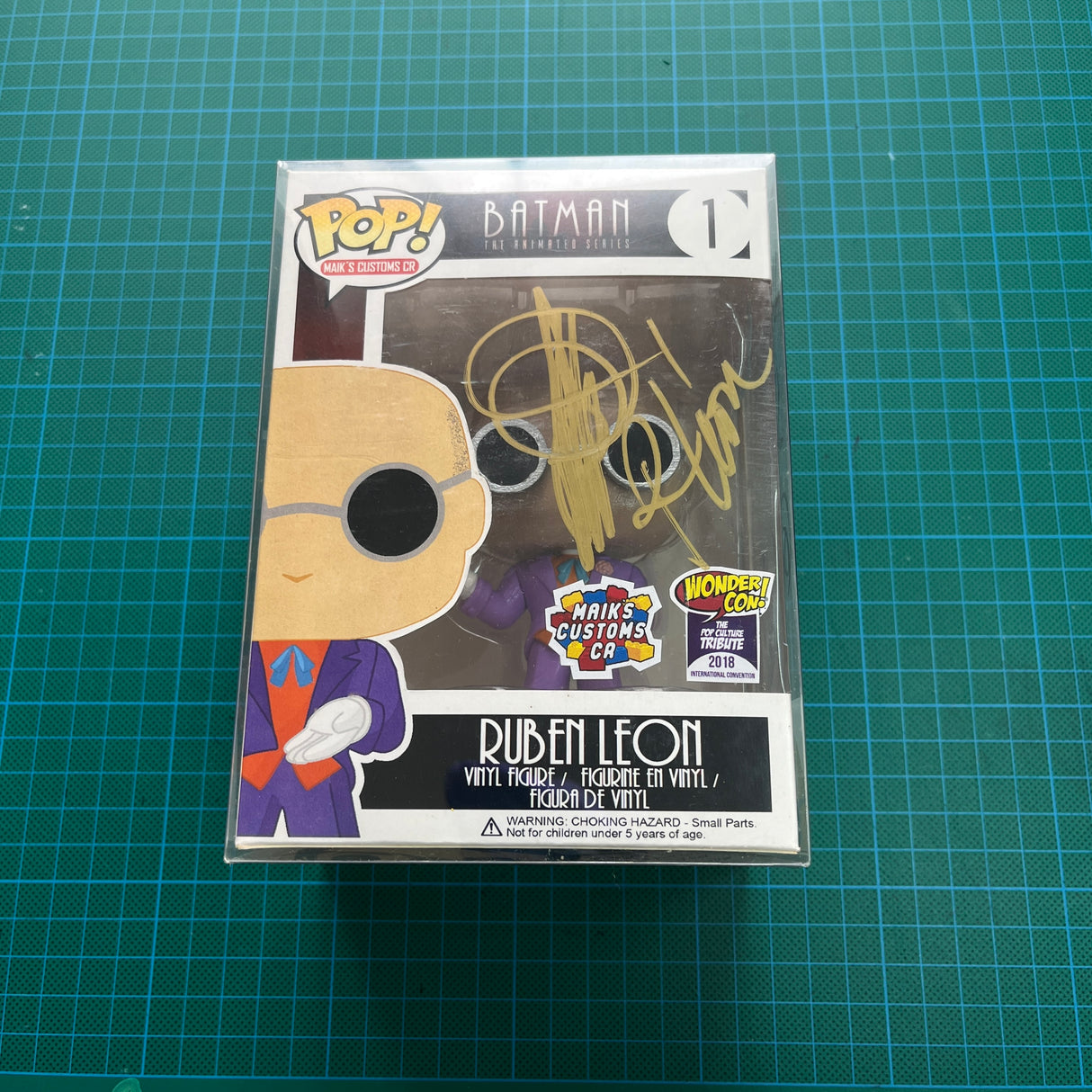 Funko POP custom de Rubén León (Firmado) | Figuras