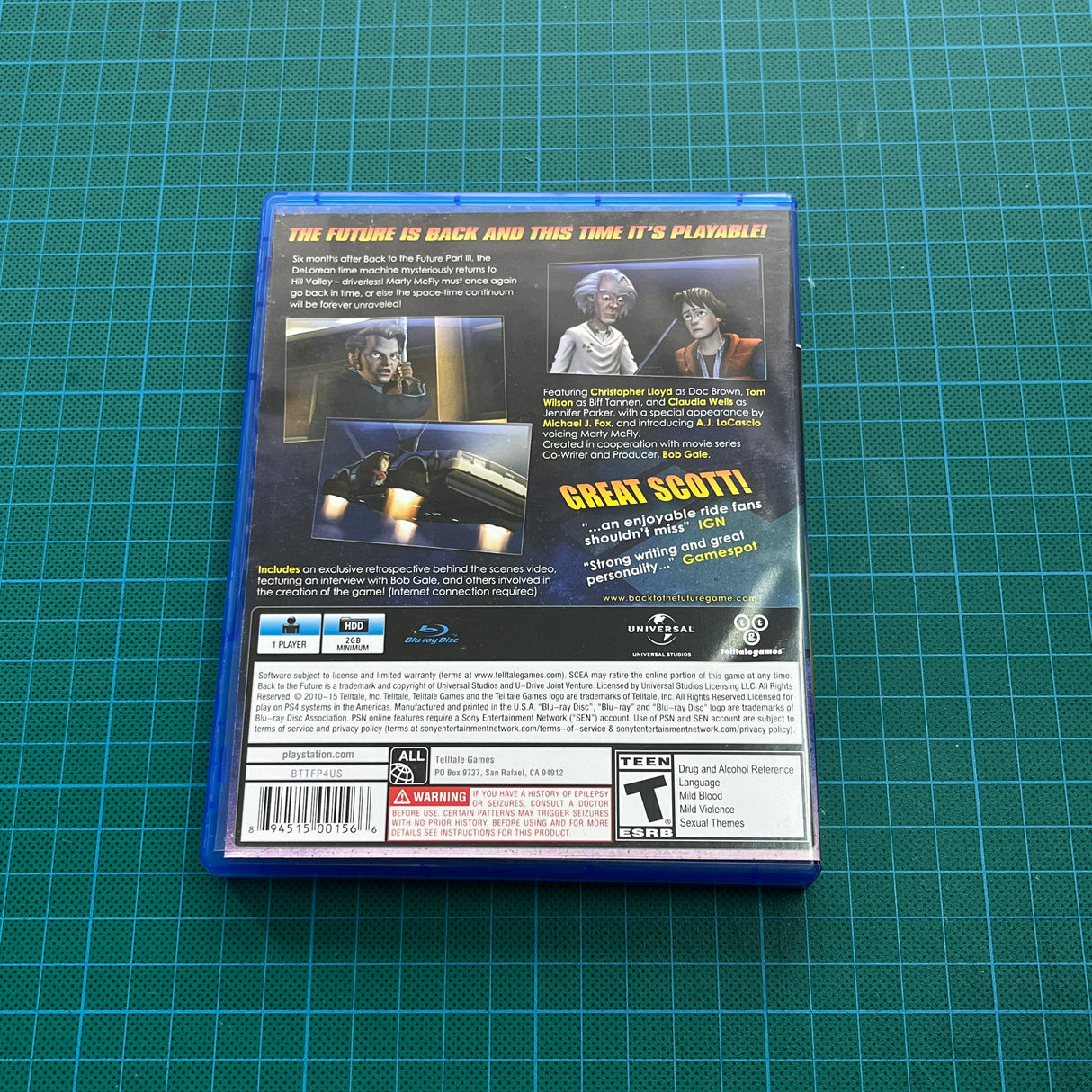 Back to the Future | Juego PS4