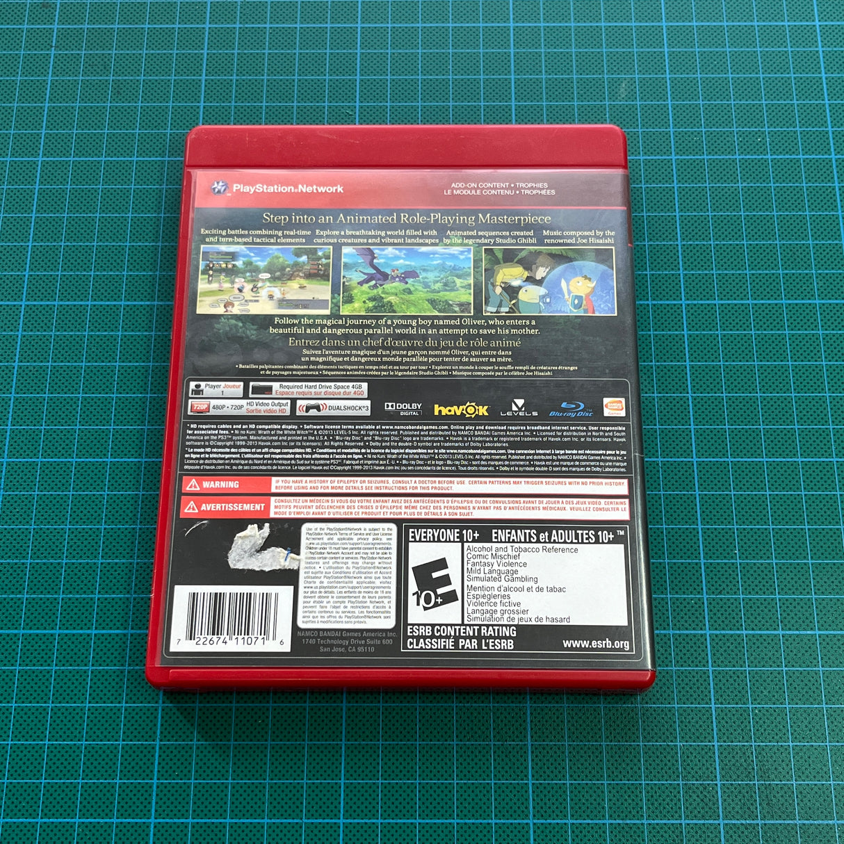 Ni no Kuni - Wrath of the White Witch | Juego PS3