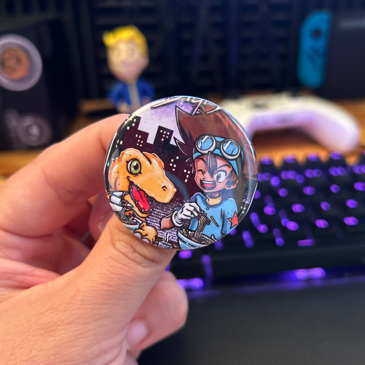 Digi Diner Exclusive Pin Button