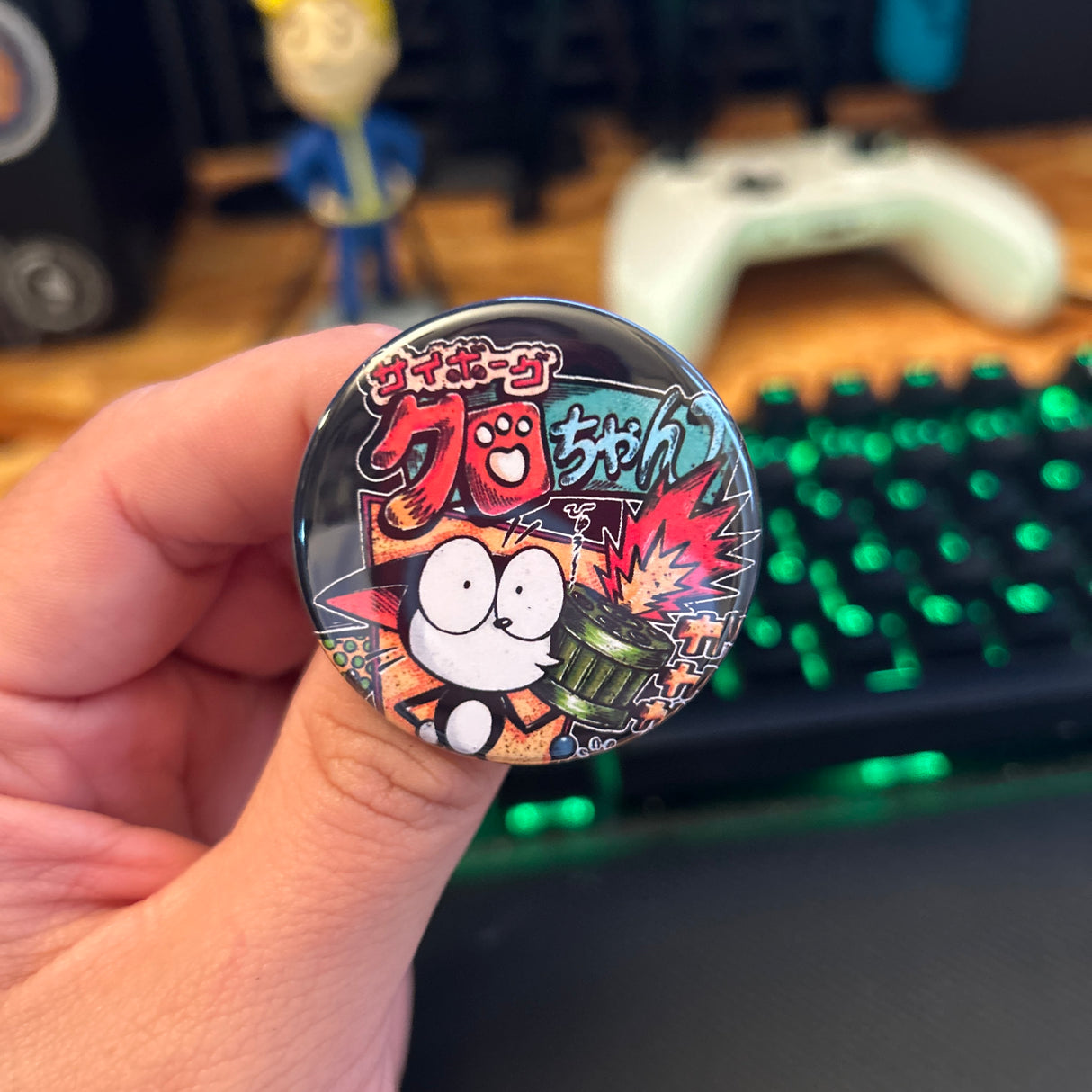 Cybercat Exclusive Pin Button