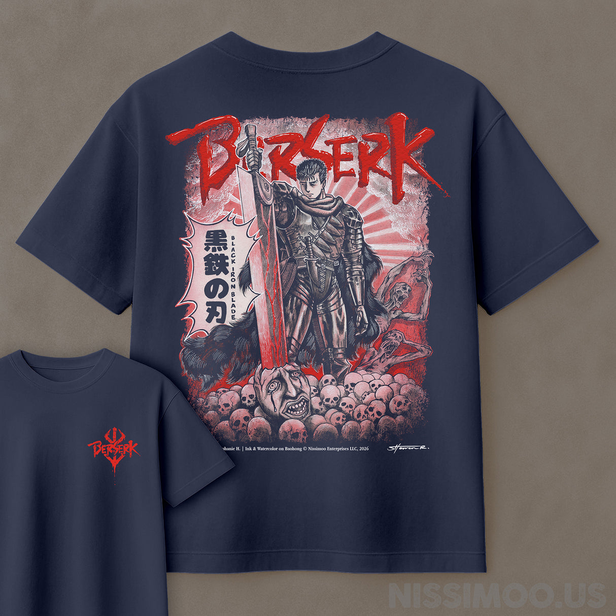 Berserk Black Iron Blade