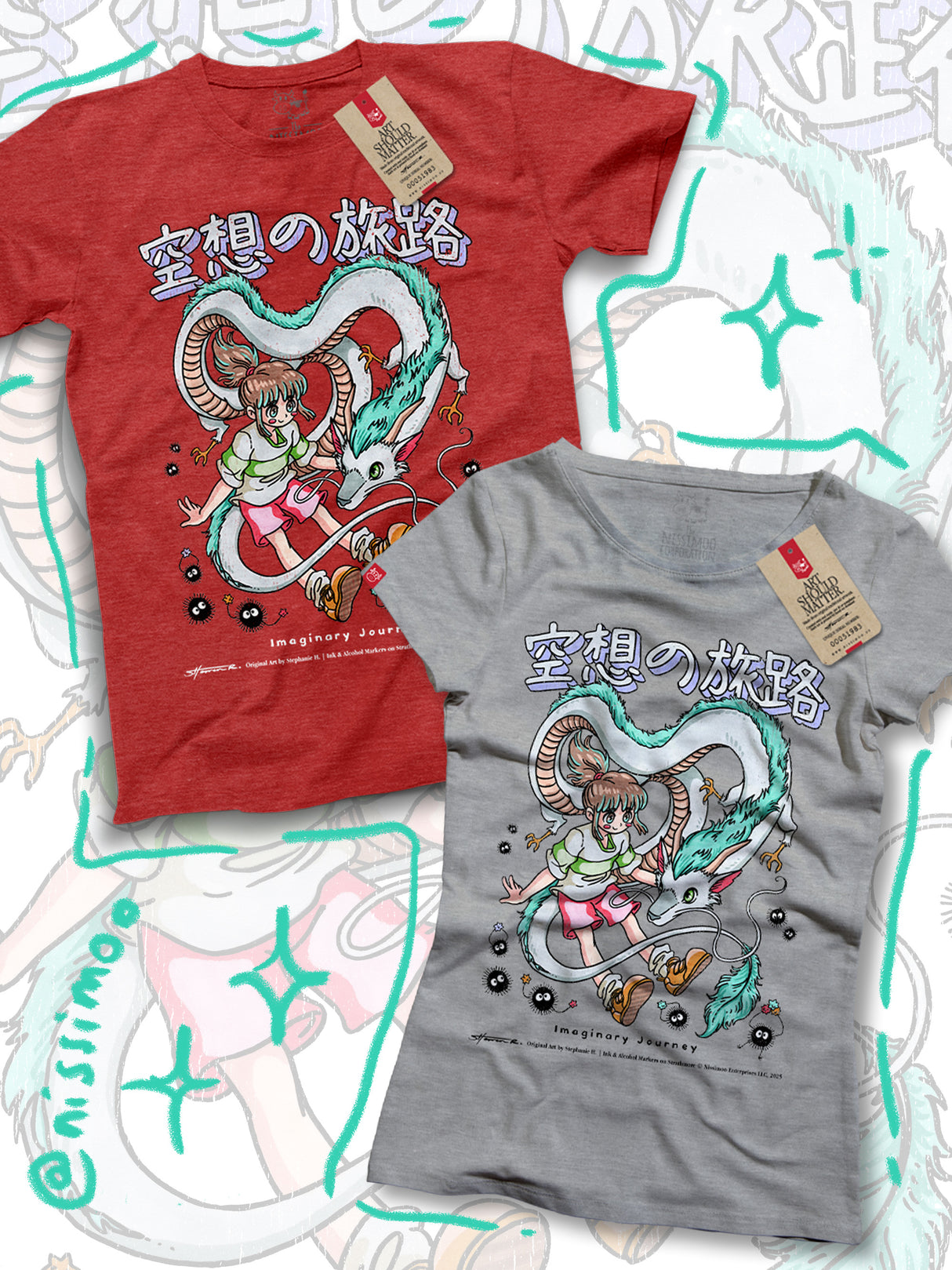 Chihiro Imaginary Journey | Tee