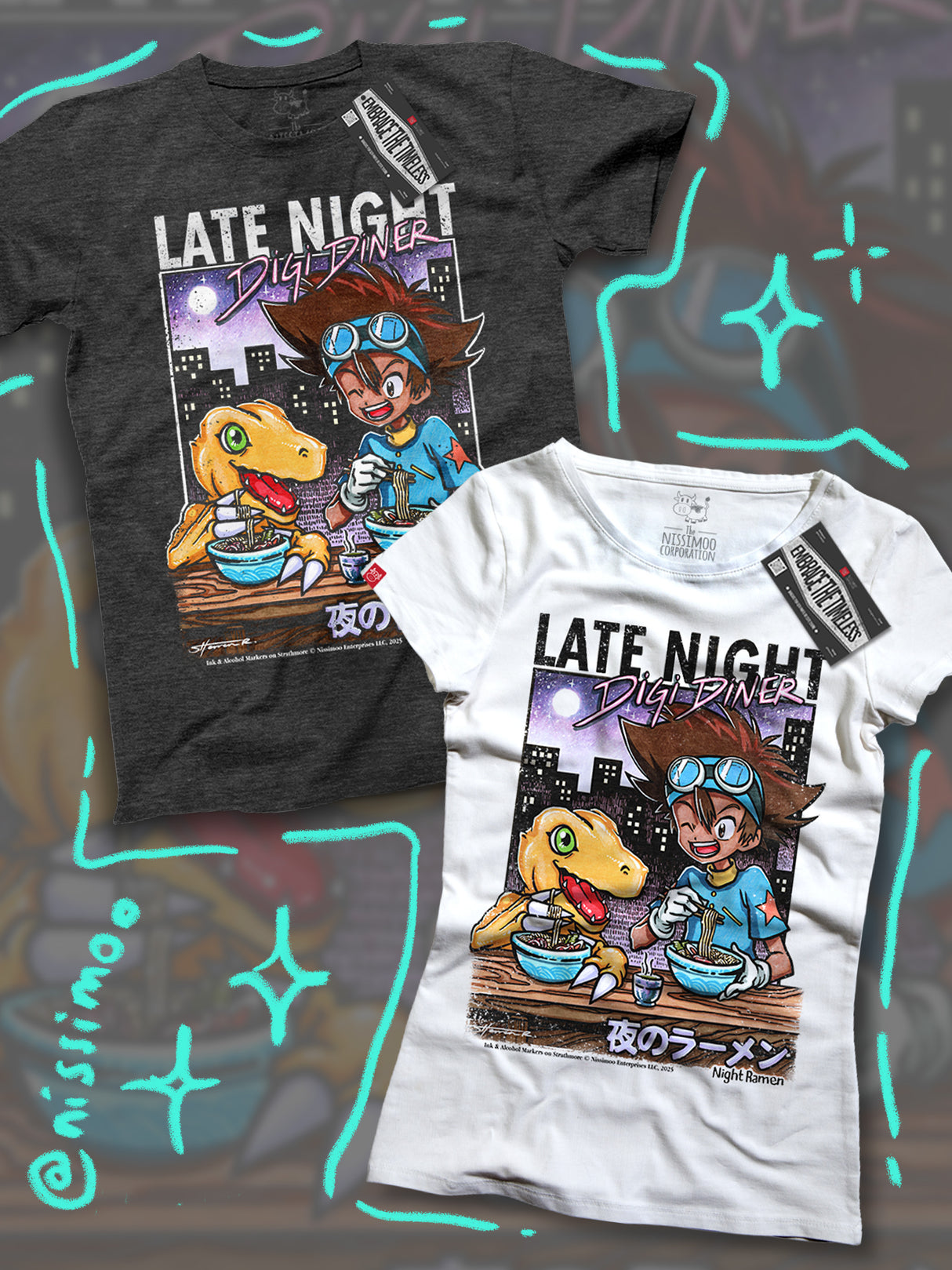 Digimon Digi Diner | Tee