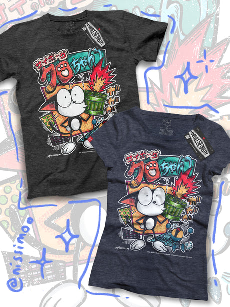 The Cybercat 80s Vibe | Tee