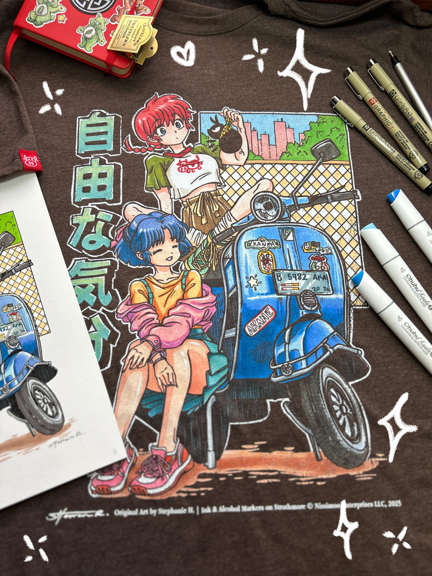 Ranma 1/2 Feeling Free | Tee