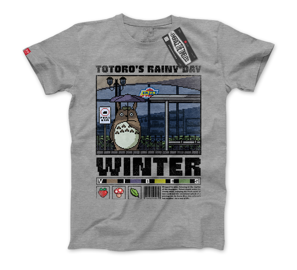 COLORBLIND PIXEL - Totoro's rainy day