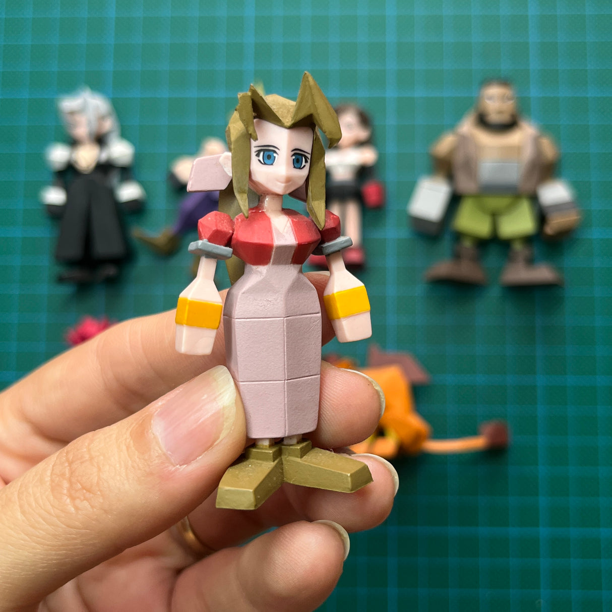 Final Fantasy VII - Polygon Mini Figure Set | Figuras