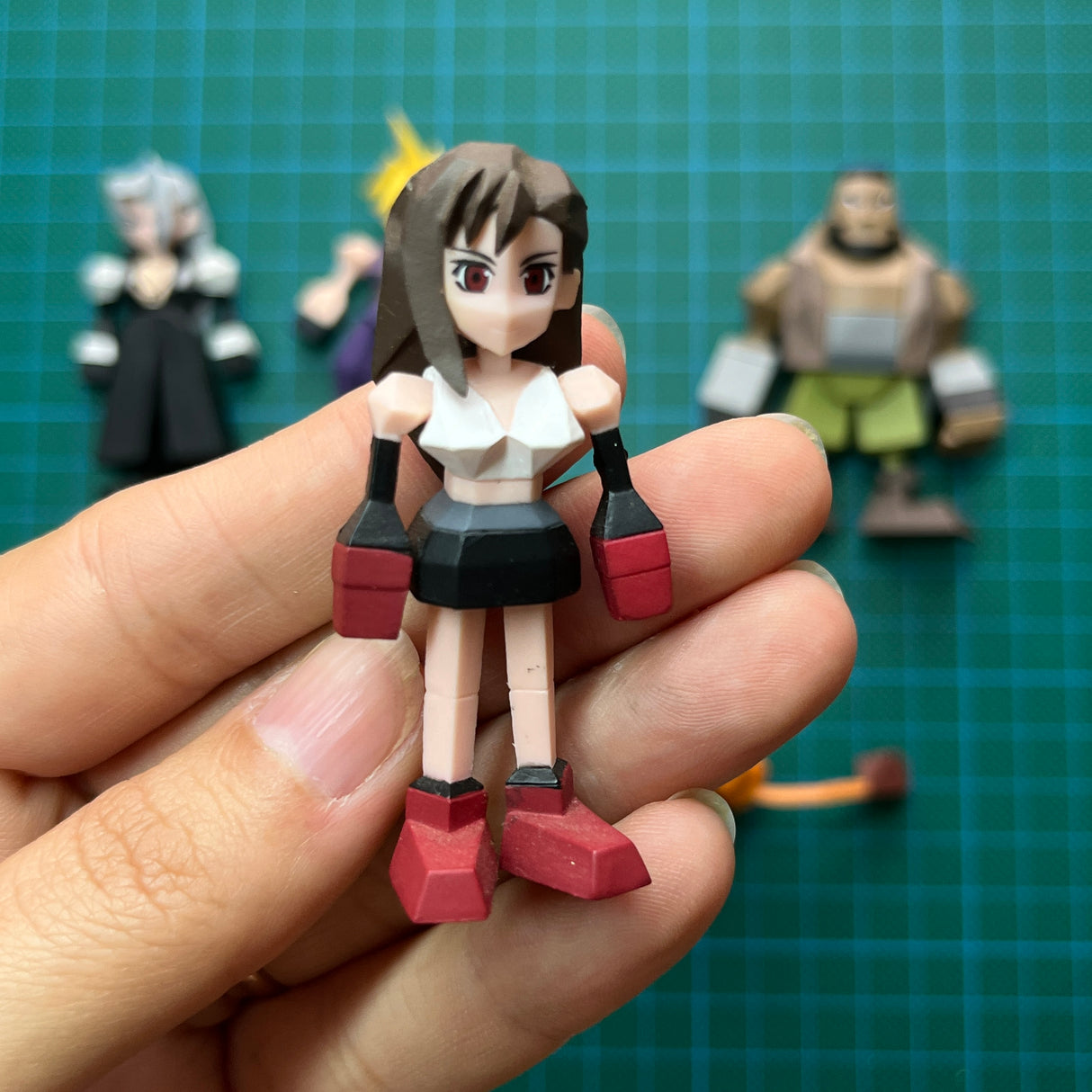 Final Fantasy VII - Polygon Mini Figure Set | Figuras
