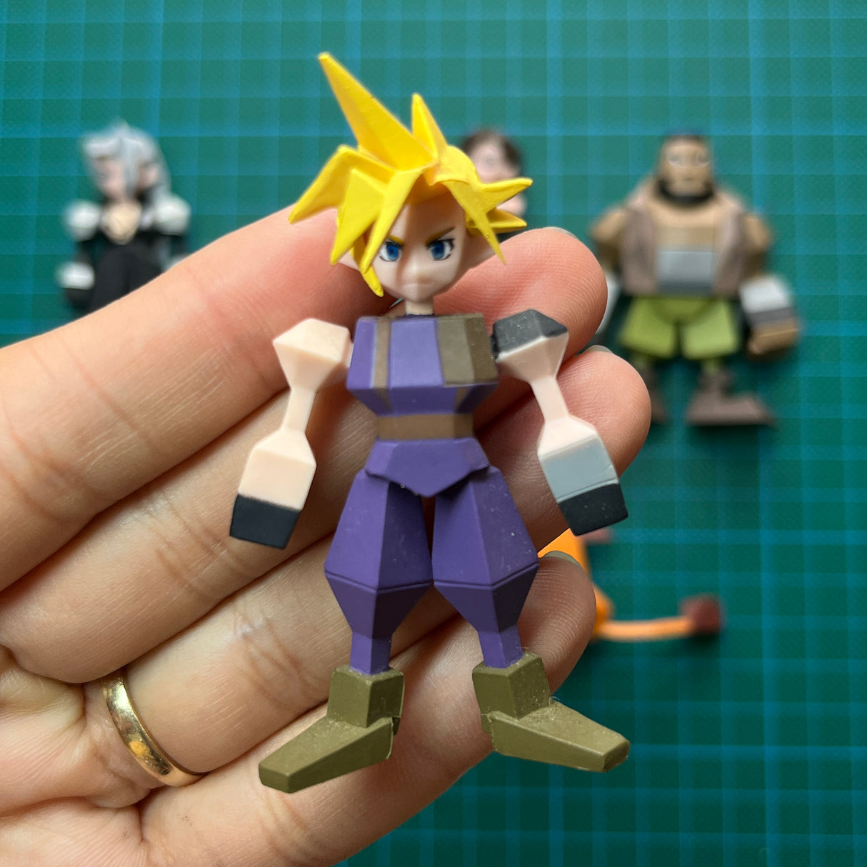 Final Fantasy VII - Polygon Mini Figure Set | Figuras