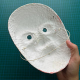 Máscara Tradicional Japonesa - Hyottoko Papel Maché | Figuras