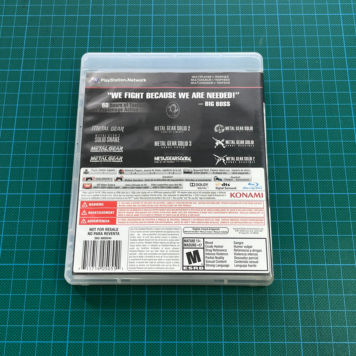 Metal Gear Solid - The Legacy Collection | Juego PS3
