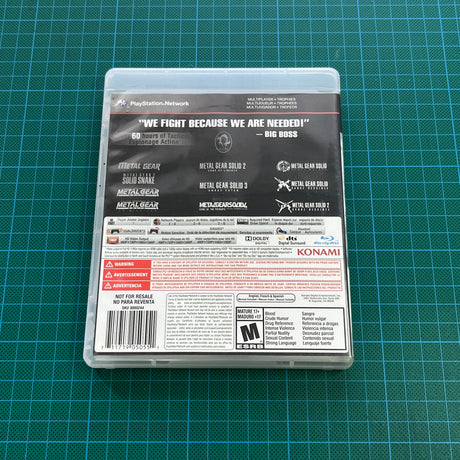 Metal Gear Solid - The Legacy Collection | Juego PS3