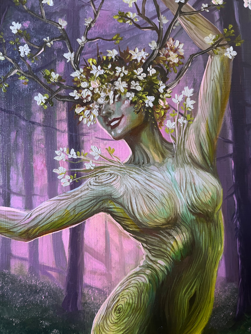 Forest Dryad | Óleo Original