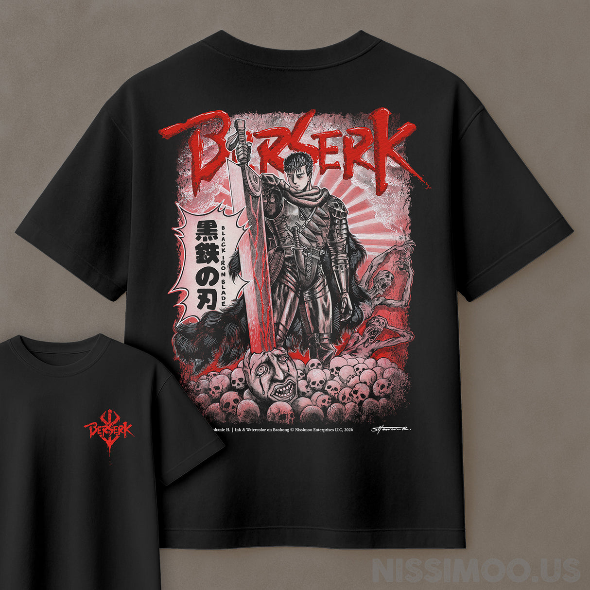 Berserk Black Iron Blade