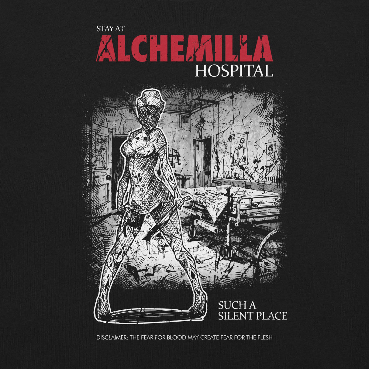 Alchemilla Silent Hill Hospital / Unisex t-shirt - Nissimoo Corporation - Vintage t-shirts - 90s fashion - retro style