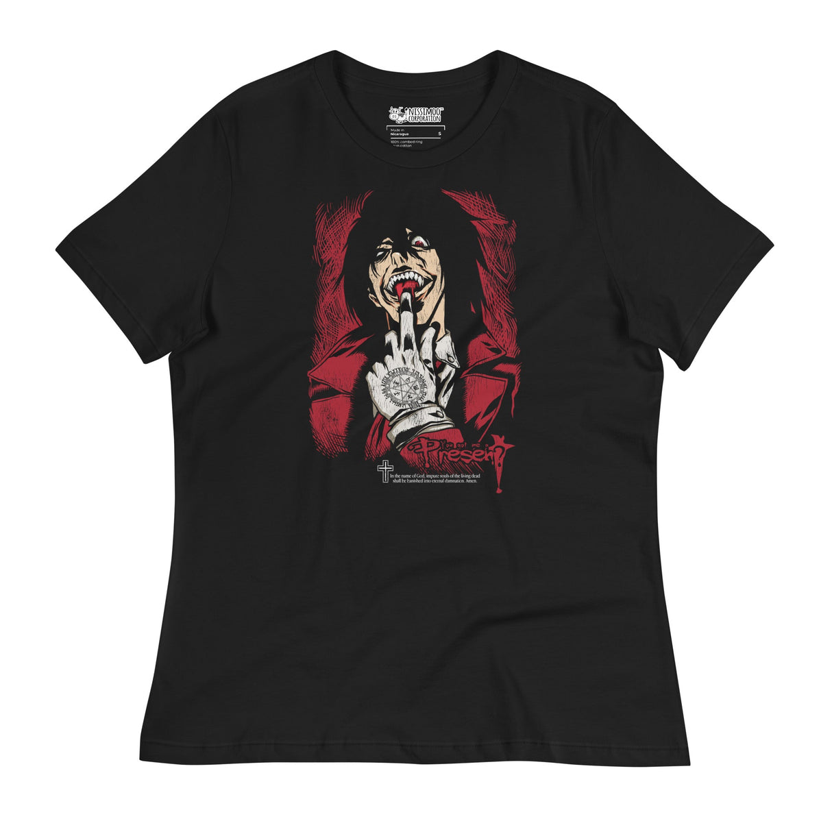 Alucard - Hellsing / Women's Relaxed T-Shirt - Nissimoo Corporation - Vintage t-shirts - 90s fashion - retro style