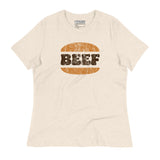 Beef Burger / Women's Relaxed T-Shirt - Nissimoo Corporation - Vintage t-shirts - 90s fashion - retro style