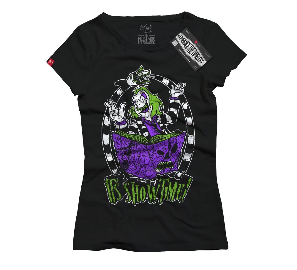 Beetlejuice - Necrobook - Nissimoo Corporation - Vintage t-shirts - 90s fashion - retro style