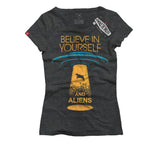 Believe in Yourself and Aliens - Nissimoo Corporation - Vintage t-shirts - 90s fashion - retro style