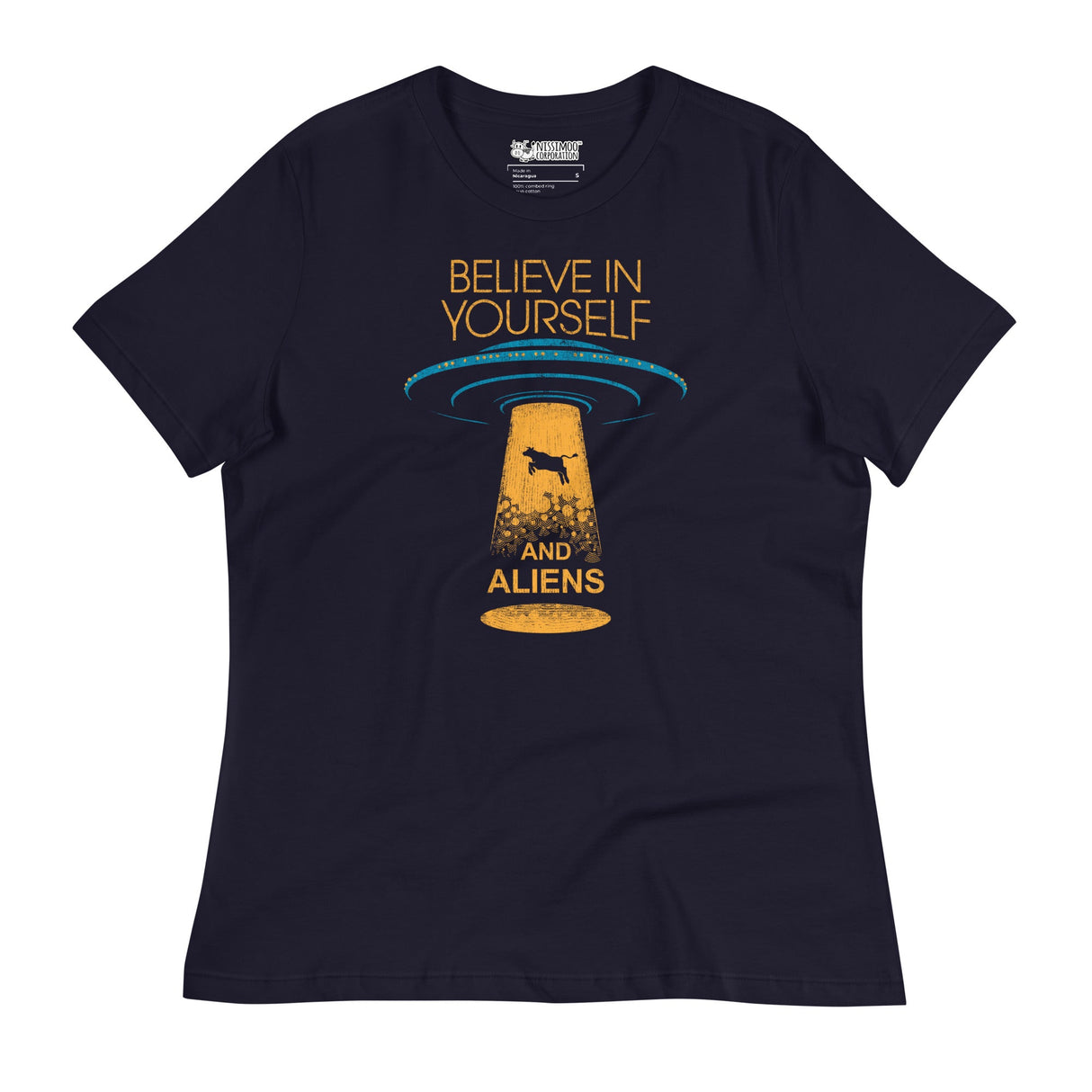 Believe in yourself / Women's Relaxed T-Shirt - Nissimoo Corporation - Vintage t-shirts - 90s fashion - retro style