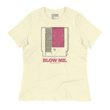 Blow Me (NES cartridge) / Women's Relaxed T-Shirt - Nissimoo Corporation - Vintage t-shirts - 90s fashion - retro style