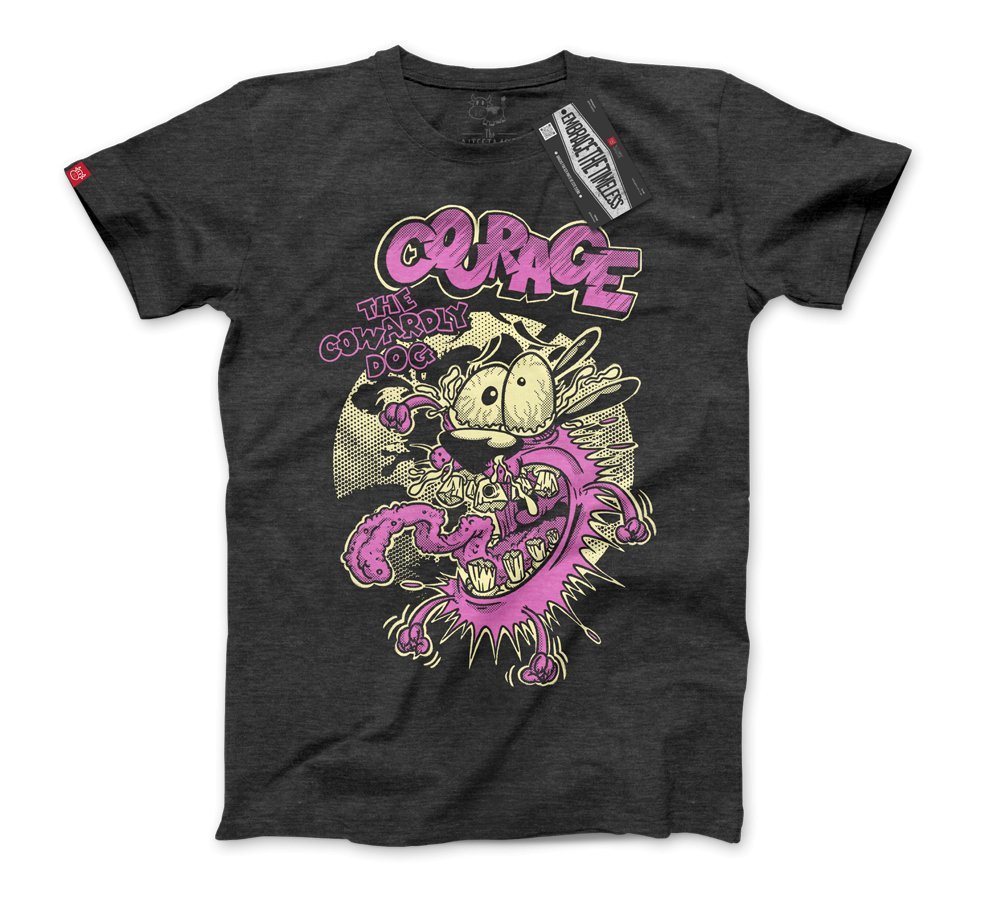 Courage The Cowardly Dog - Nissimoo Corporation - Vintage t-shirts - 90s fashion - retro style