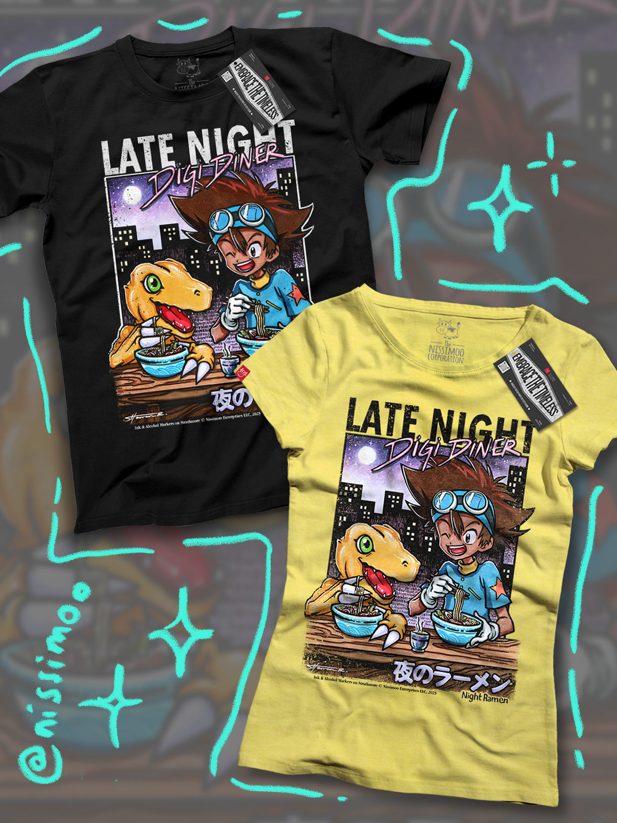 Digimon Digi Diner | Tee