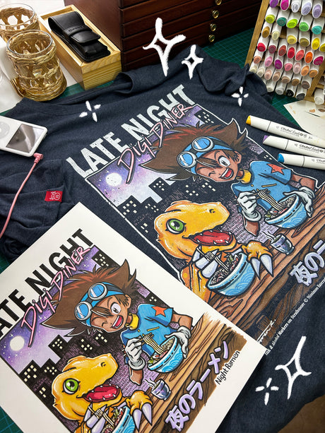 Late Night - Digi Diner | Tee