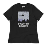 Dragon Ball I Want To believe Women's Relaxed T-Shirt Nissimoo Corporation Vintage t-shirts - 90s fashion retro style