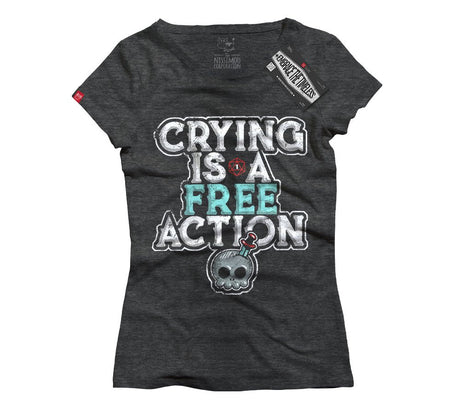 Dungeons and Dragons - Crying Is A Free Action - Nissimoo Corporation - Vintage t-shirts - 90s fashion - retro style