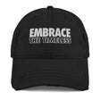 Embrace The Timeless / Distressed Dad Hat - Nissimoo Corporation - Vintage t-shirts - 90s fashion - retro style