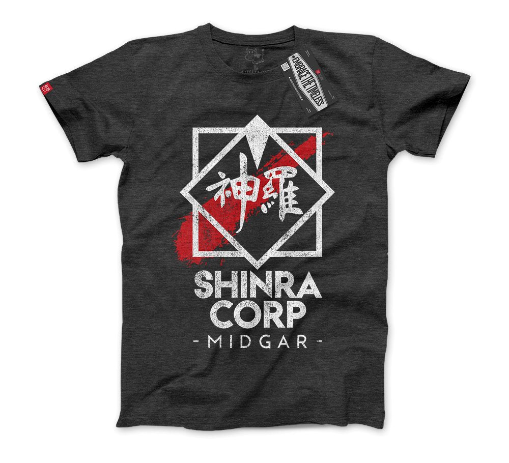 Final Fantasy - Shinra Corp - Nissimoo Corporation - Vintage t-shirts - 90s fashion - retro style