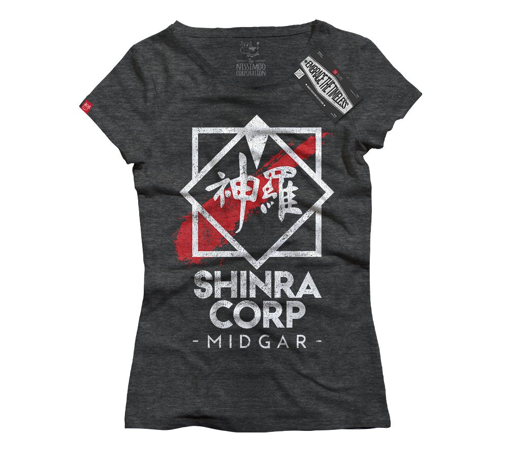 Final Fantasy - Shinra Corp - Nissimoo Corporation - Vintage t-shirts - 90s fashion - retro style