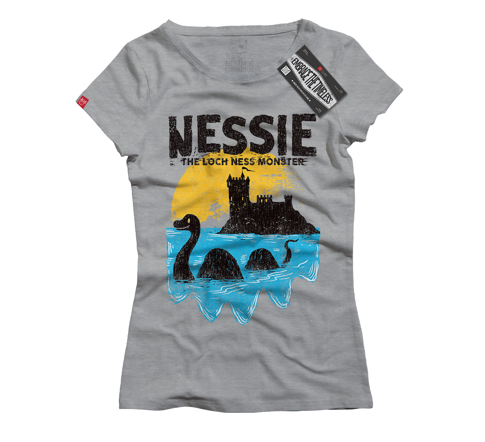 Funny - Nessie The Loch Ness Monster - Nissimoo Corporation - Vintage t-shirts - 90s fashion - retro style