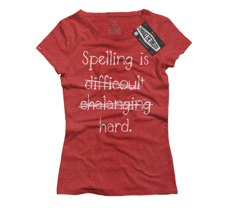 Funny - Spelling is Hard - Nissimoo Corporation - Vintage t-shirts - 90s fashion - retro style