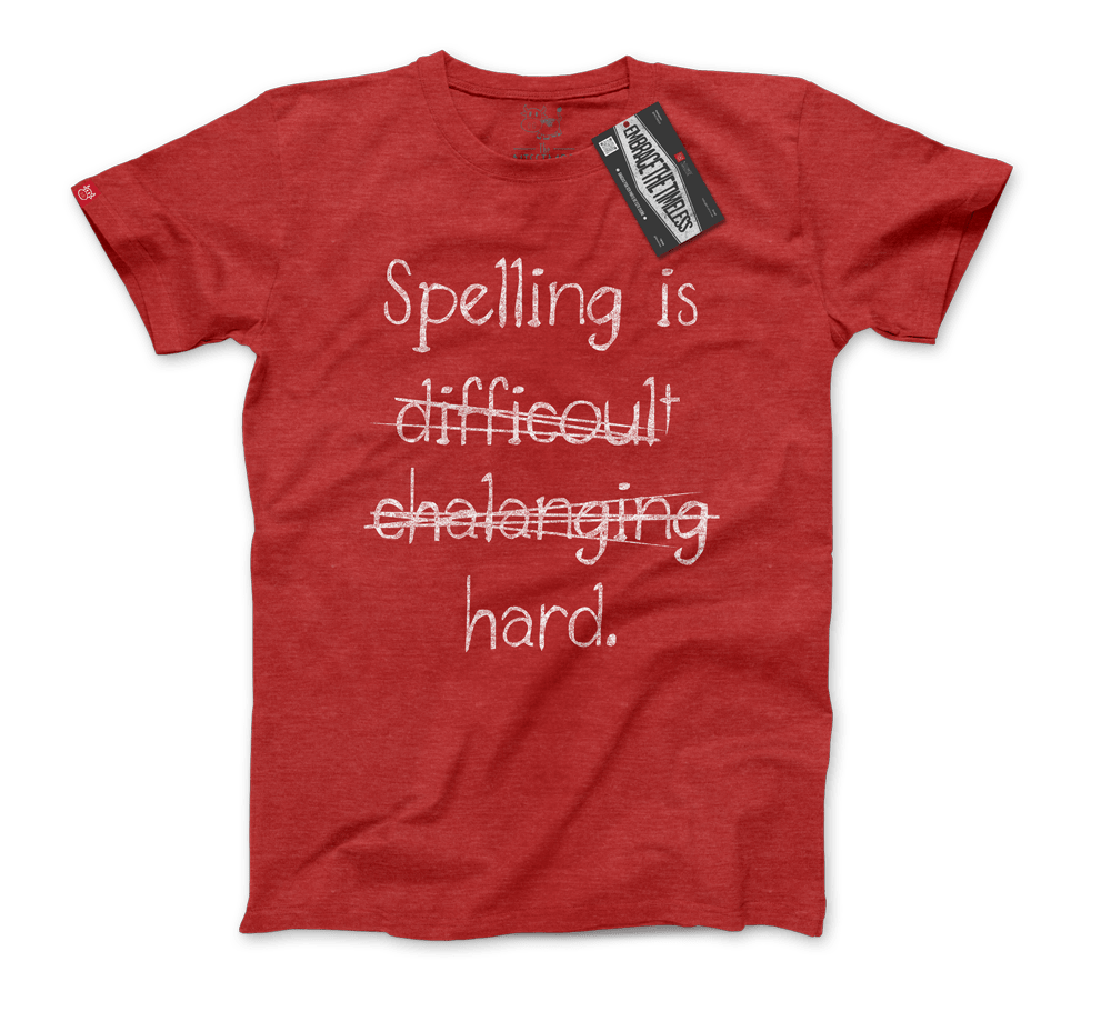 Funny - Spelling is Hard - Nissimoo Corporation - Vintage t-shirts - 90s fashion - retro style