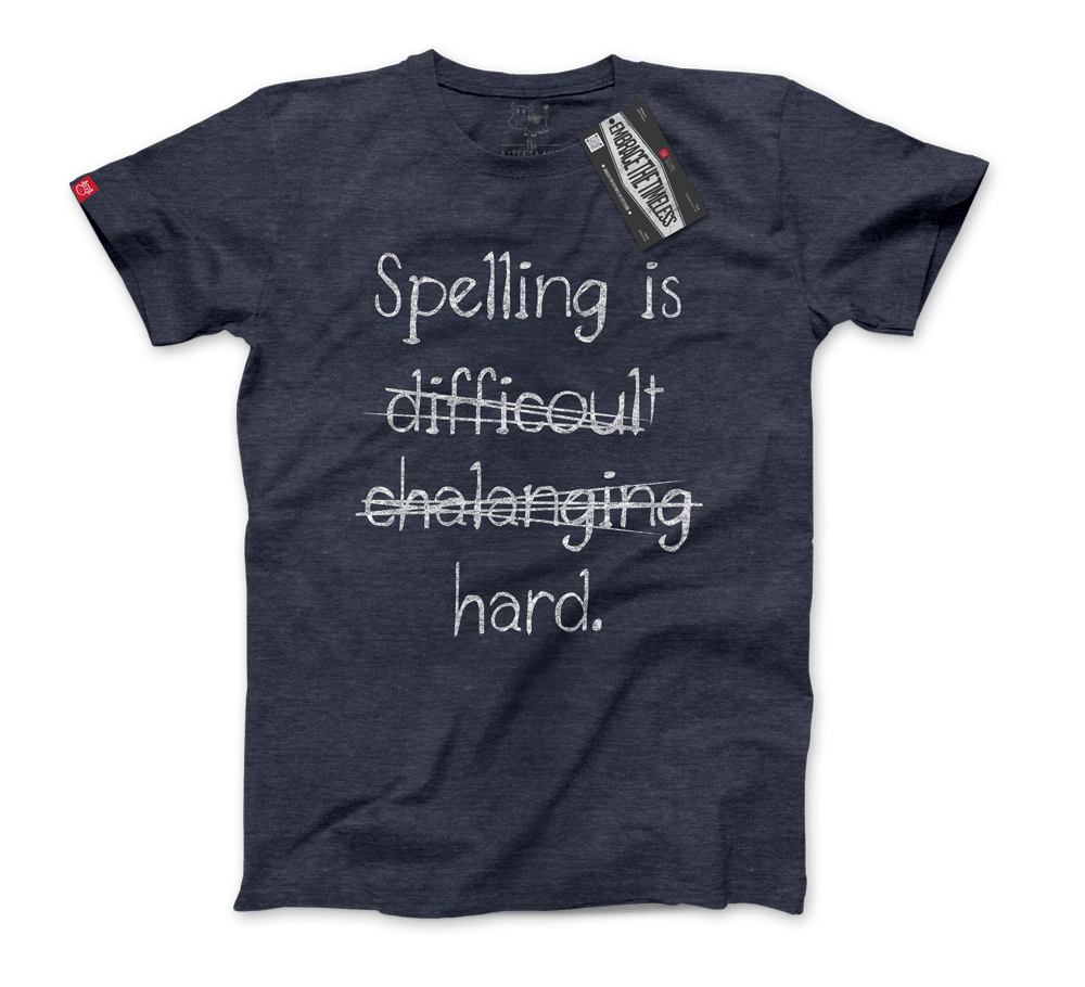 Funny - Spelling is Hard - Nissimoo Corporation - Vintage t-shirts - 90s fashion - retro style
