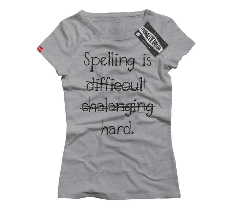 Funny - Spelling is Hard - Nissimoo Corporation - Vintage t-shirts - 90s fashion - retro style