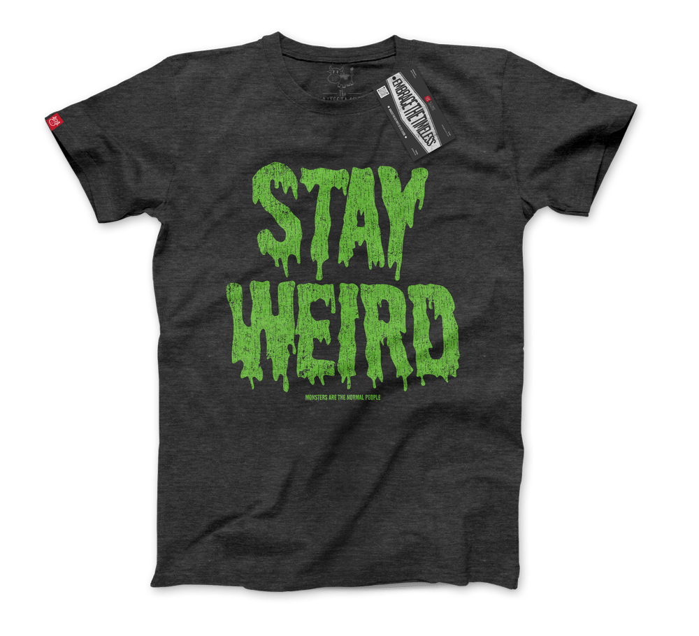 Funny - Stay Weird - Nissimoo Corporation - Vintage t-shirts - 90s fashion - retro style