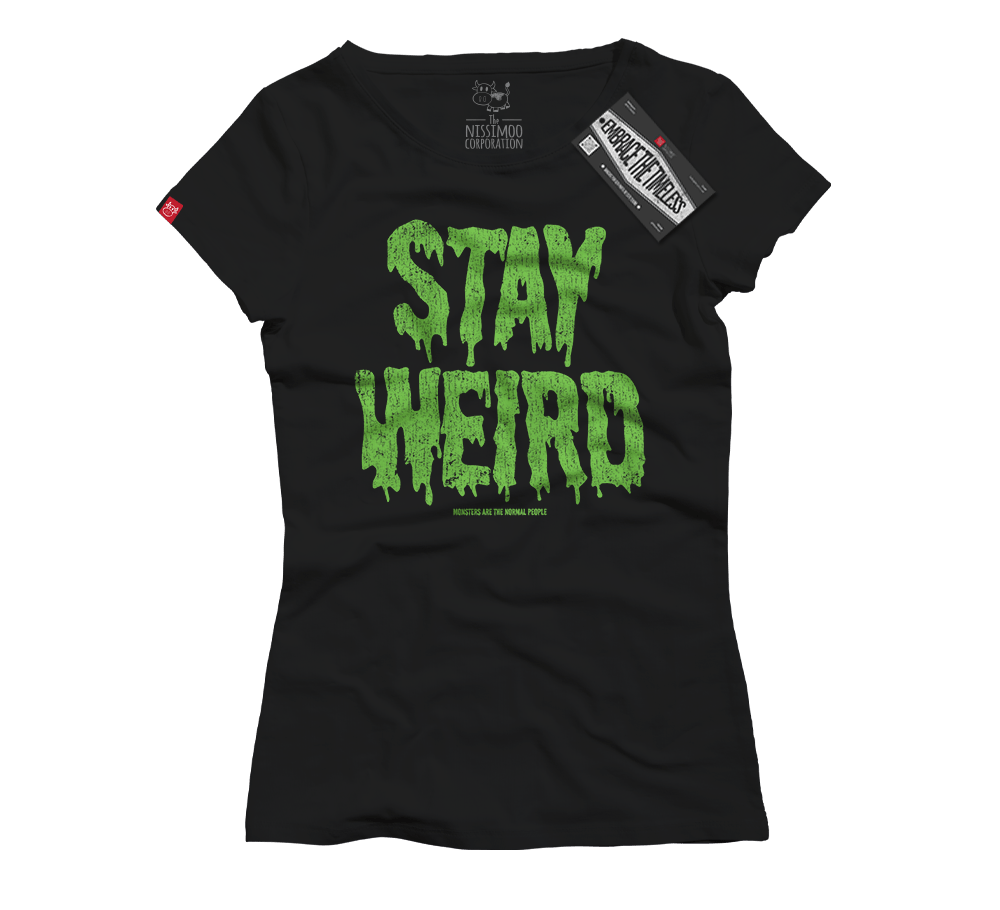 Funny - Stay Weird - Nissimoo Corporation - Vintage t-shirts - 90s fashion - retro style