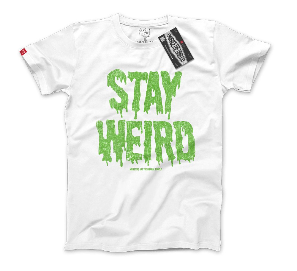 Funny - Stay Weird - Nissimoo Corporation - Vintage t-shirts - 90s fashion - retro style