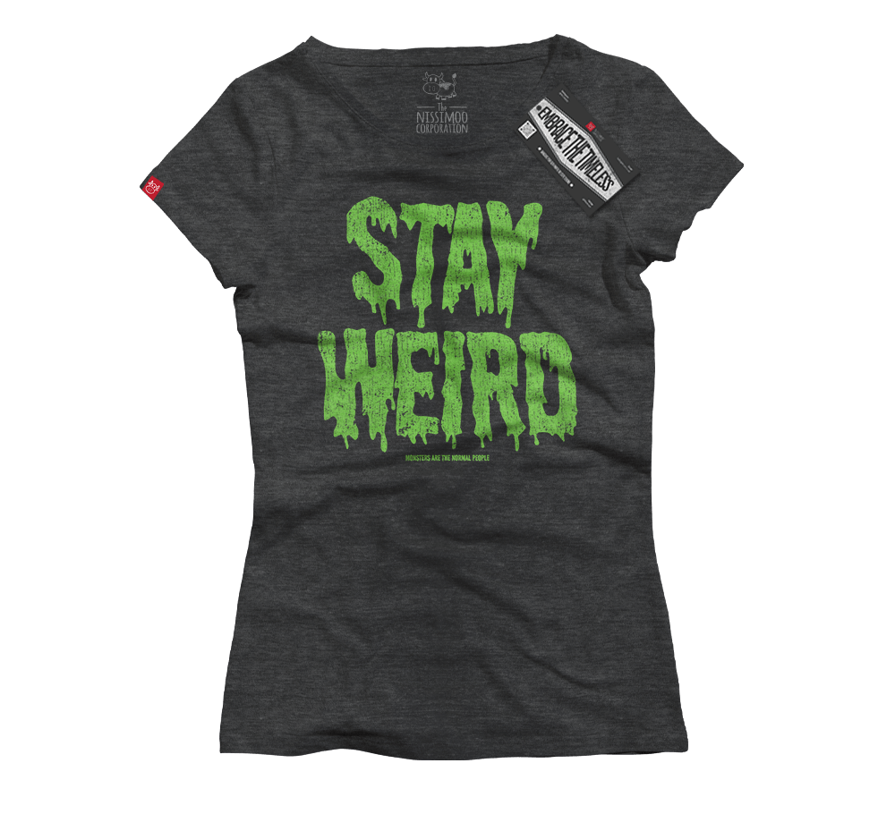 Funny - Stay Weird - Nissimoo Corporation - Vintage t-shirts - 90s fashion - retro style