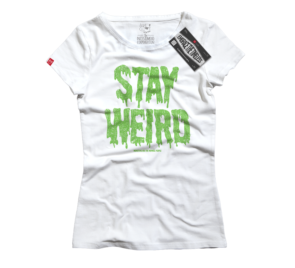 Funny - Stay Weird - Nissimoo Corporation - Vintage t-shirts - 90s fashion - retro style