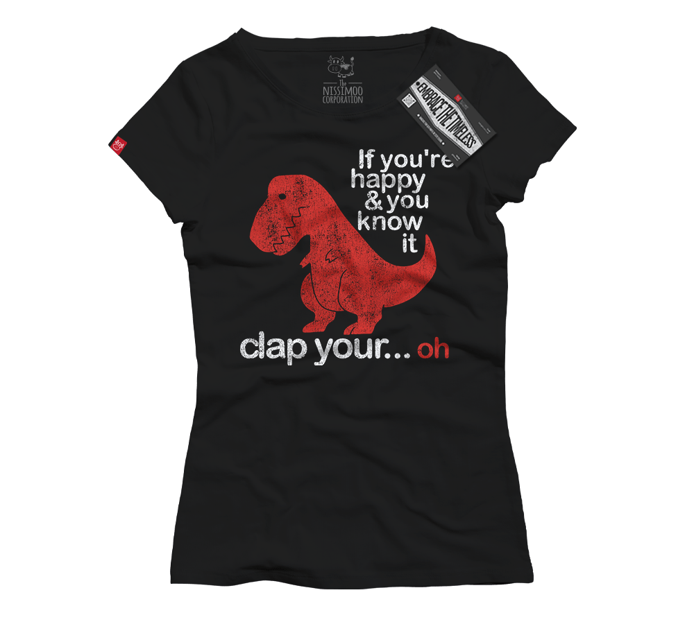 Funny - Unhappy T - Rex - Nissimoo Corporation - Vintage t-shirts - 90s fashion - retro style