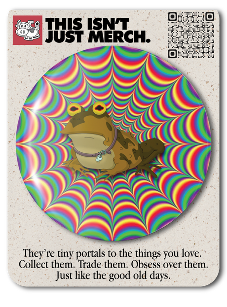 Futurama Hypnotoad Metal Pin Button