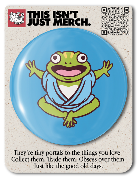 Ghibli Aogaeru frog spirit Metal Pin Button