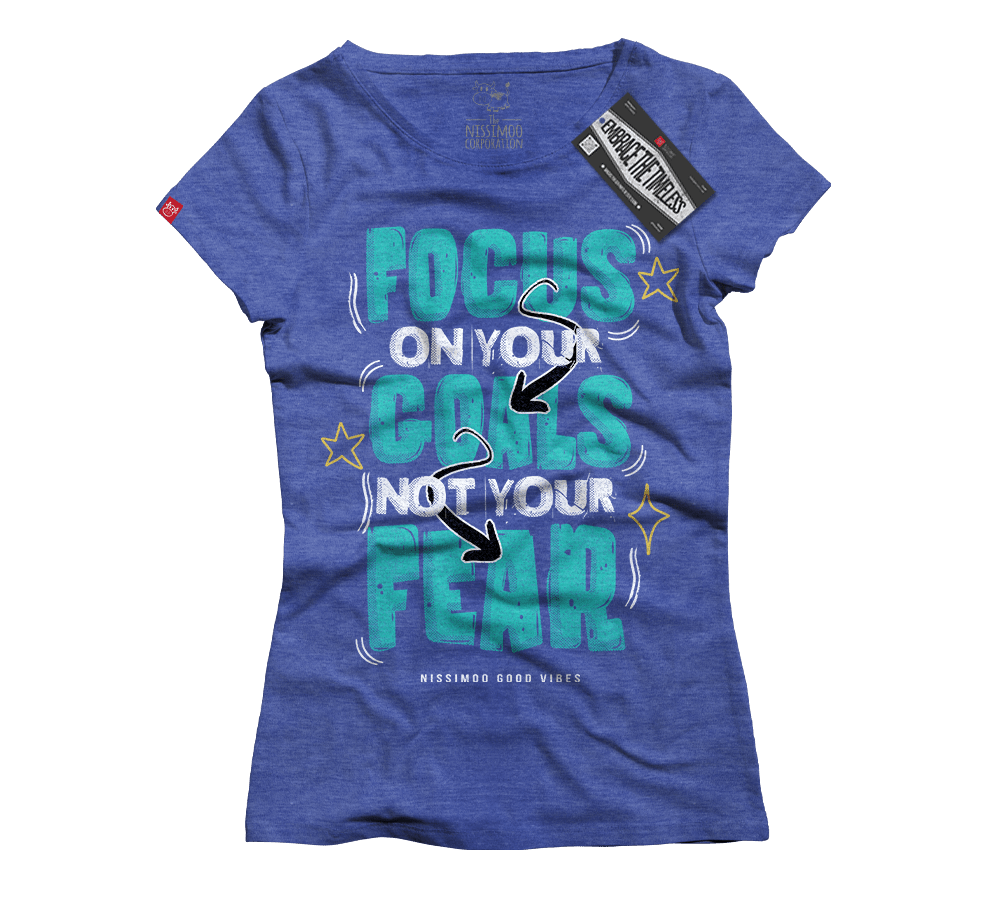 Good Vibes - Focus on you goals - Nissimoo Corporation - Vintage t-shirts - 90s fashion - retro style