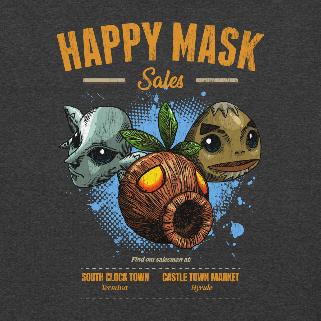 Happy Mask Salesman / Unisex t-shirt - Nissimoo Corporation - Vintage t-shirts - 90s fashion - retro style